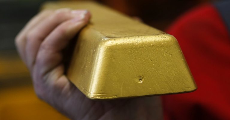 Read more about the article Gold prices rose on Friday and were set to post a…